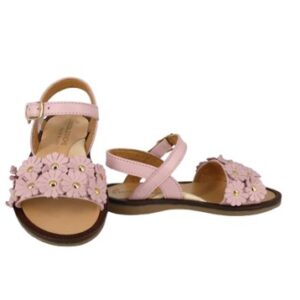 Sandalo con fiorellini e fibbia