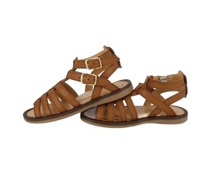 Sandalo alla schiava con doppia fibbia