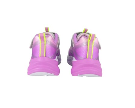 Scarpa ginnica con velcro e lacci con led