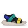 D821CF7185D0814B9CCBA8185E77D944_ Sandalo in eco pelle con doppio velcro