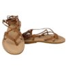 Sandalo infradito in pelle alla schiava