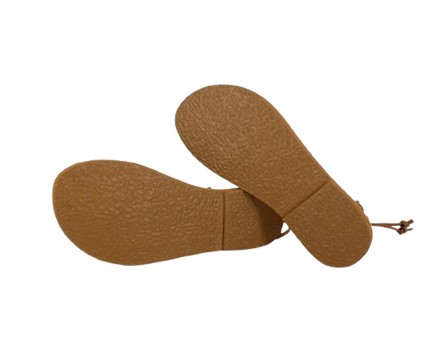 Sandalo infradito in pelle alla schiava