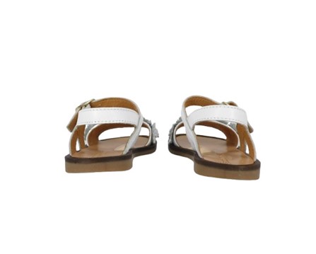 Sandalo con fiorellini e fibbia