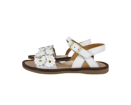 Sandalo con fiorellini e fibbia