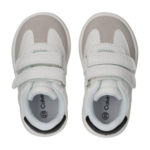 DEAA392A1E23C0C640204112CFAB8C30_ Sneaker in ecopelle con doppio velcro