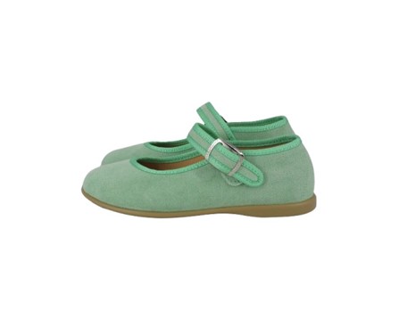 Ballerina in tela con fibbia