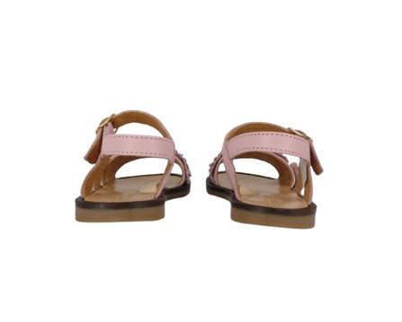 Sandalo con fiorellini e fibbia