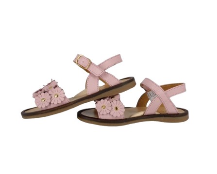 Sandalo con fiorellini e fibbia