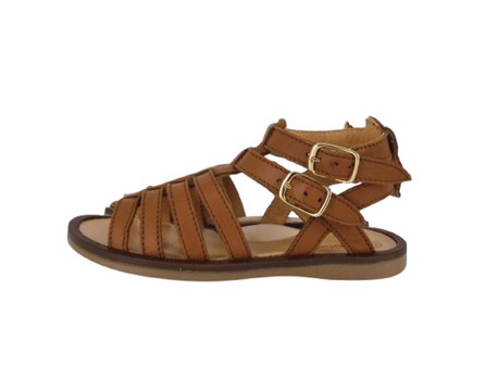Sandalo alla schiava con doppia fibbia