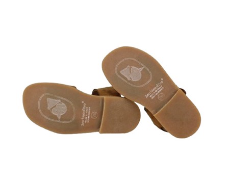 Sandalo doppia fibbia in camoscio