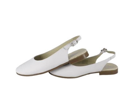 Ballerina chanel in pelle