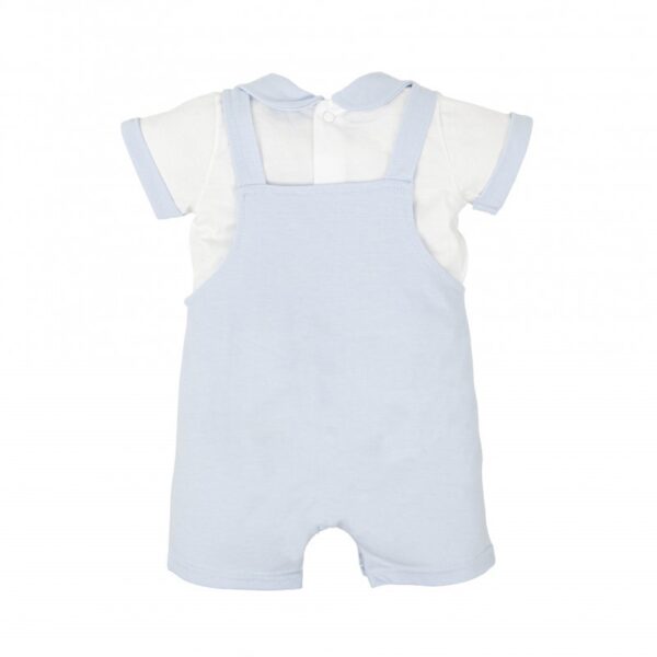Completo t-shirt mezza manica e salopette