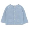 Cardigan in cotone con taschine