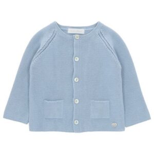 Cardigan in cotone con taschine