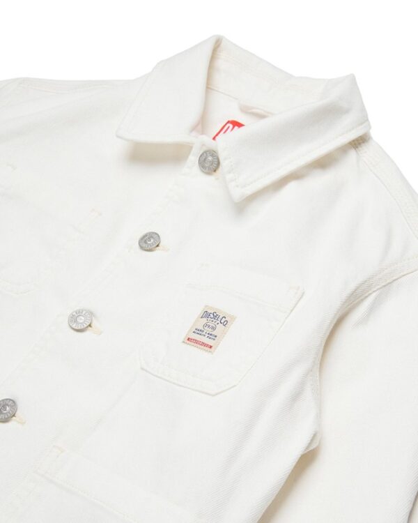 Giacca in denim con logo