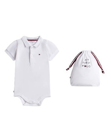 Polo body in pique' di cotone mezza manica con sacchetto