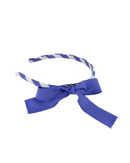 Frontino a righe con fiocchetto