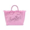 0C571DCEBB02C234B760EADA2D7A77B5_ Borsa vanity mini in canvas rosa con logo in strass