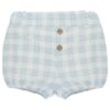 Completo maglia con taschino e bermuda quadri