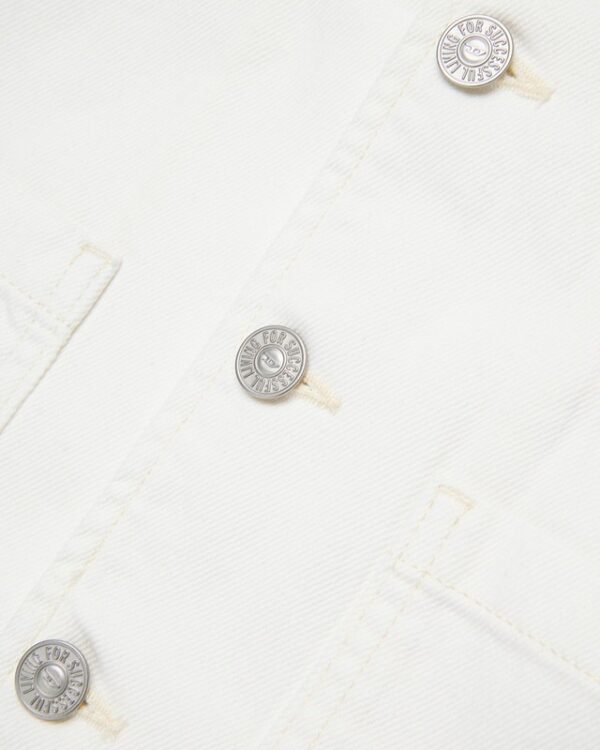 Giacca in denim con logo