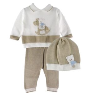 Completo cavalluccio a dondolo con cappellino