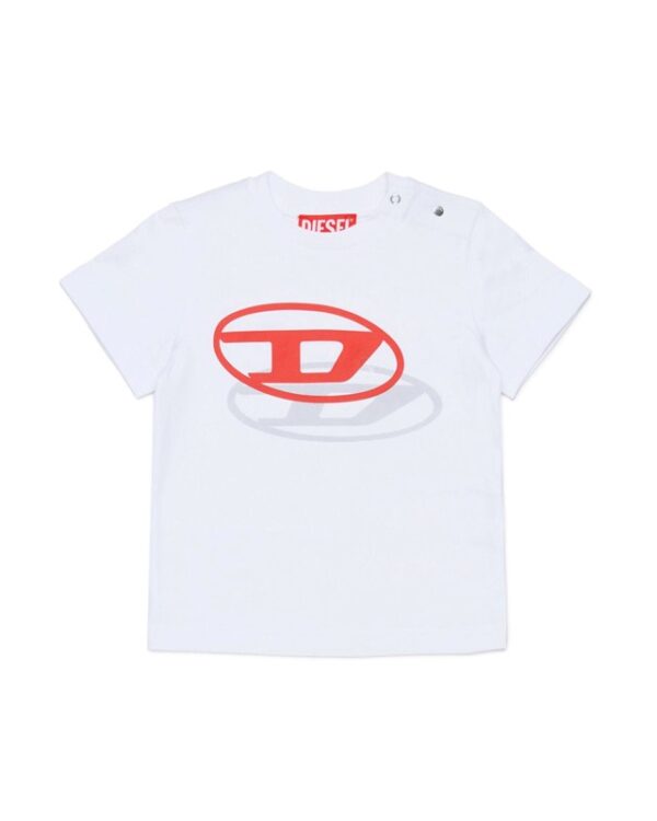 T-shirt mezza manica con stampa logo