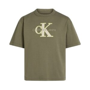 T-shirt mezza manica con logo ricamato