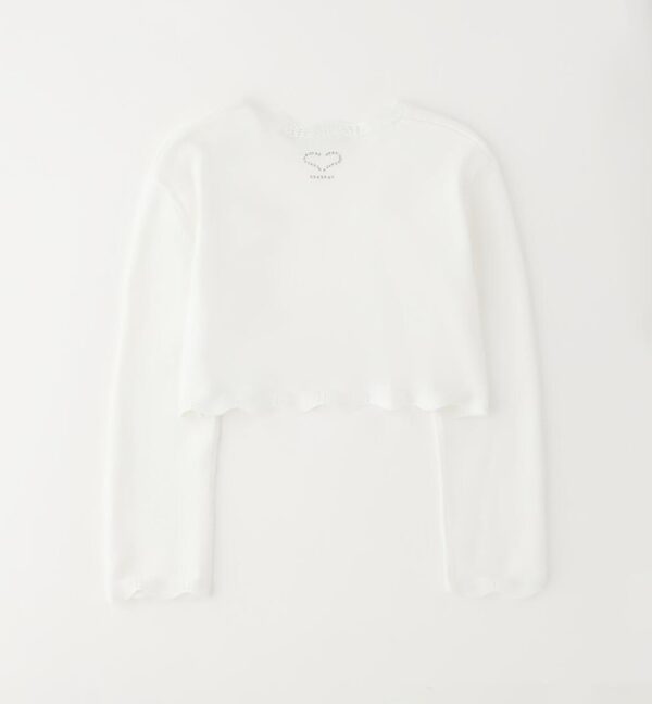 Cardigan in maglia con lavorazione effetto pizzo