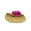 Cappello in paglia con fiore