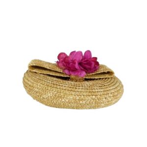 Cappello in paglia con fiore