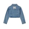 Giubbino in denim cropped