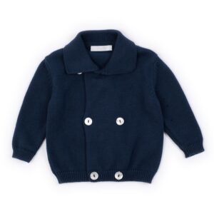 Giacca doppiopetto in maglia