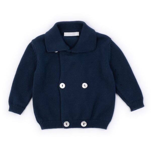 Giacca doppiopetto in maglia