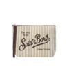 Pochette in lino a righe