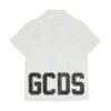 Camicia mezza manica ccon maxi logo sul retro