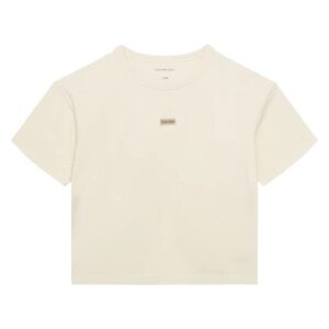 T-shirt mezza manica con pannello incrociato sul retro