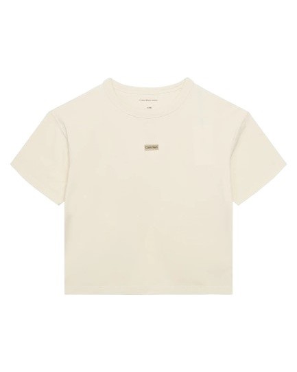 T-shirt mezza manica con pannello incrociato sul retro