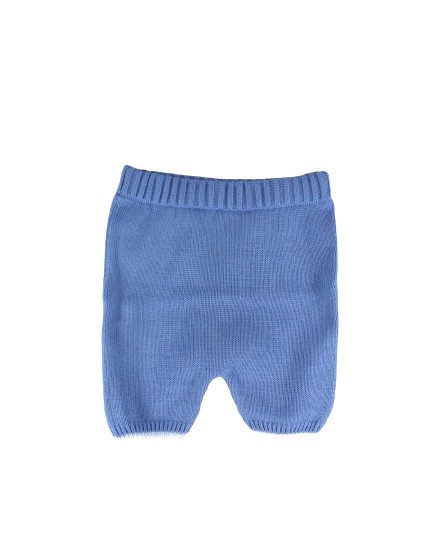 Completo corto due pezzi con ricamo punto smock