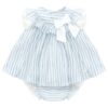 Vestito a righe con coulotte
