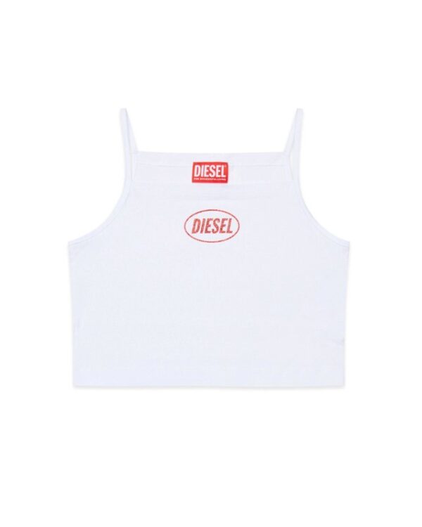 Canotta con spalline sottili e logo