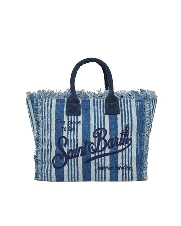 335FA398DD219D38B3DC16E6A29C5C56_ Borsa colette in canvas di cotone a righe