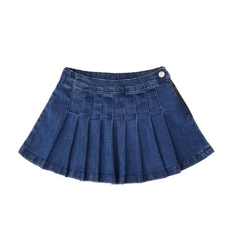 35A7E626740768A7E19025CF32AF0156_ Gonna in denim a pieghe