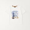 T-shirt mezza manica con stampa