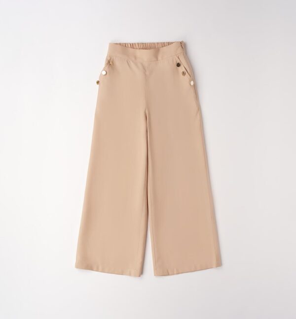 Pantalone con bottoni decorativi sulle tasche