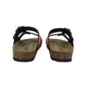 Ciabatta in eco pelle con doppie fibbie