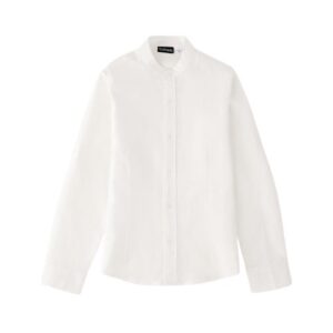 Camicia coreana in misto lino