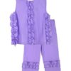 Completo canotta e pantalone con rouches