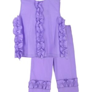 Completo canotta e pantalone con rouches
