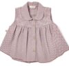 Completo camicia smanicata in vichy e short