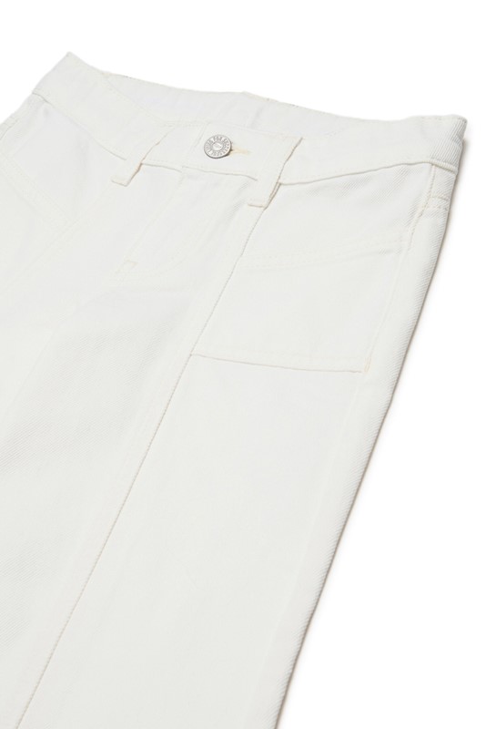 Pantalone denim a zampa
